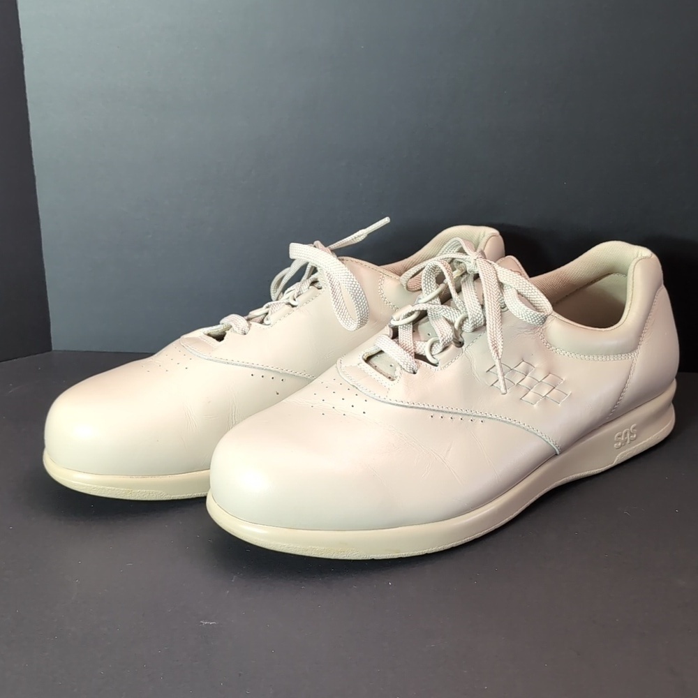 SAS Free Time Bone Leather Woman's Walking  Shoes,12 WW.
